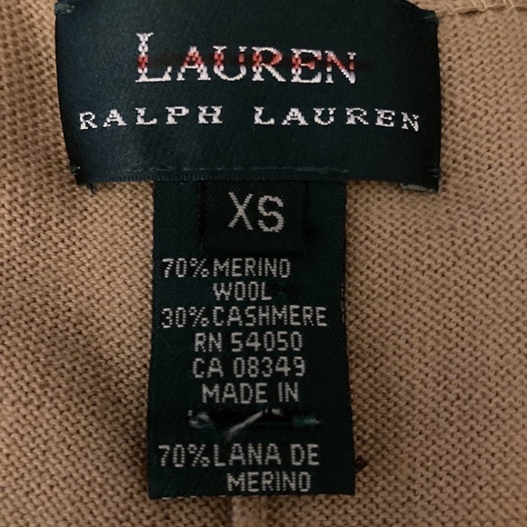 Ralph Lauren Wool Cashmere Buckle Wrap Dress - Picture 6 of 8